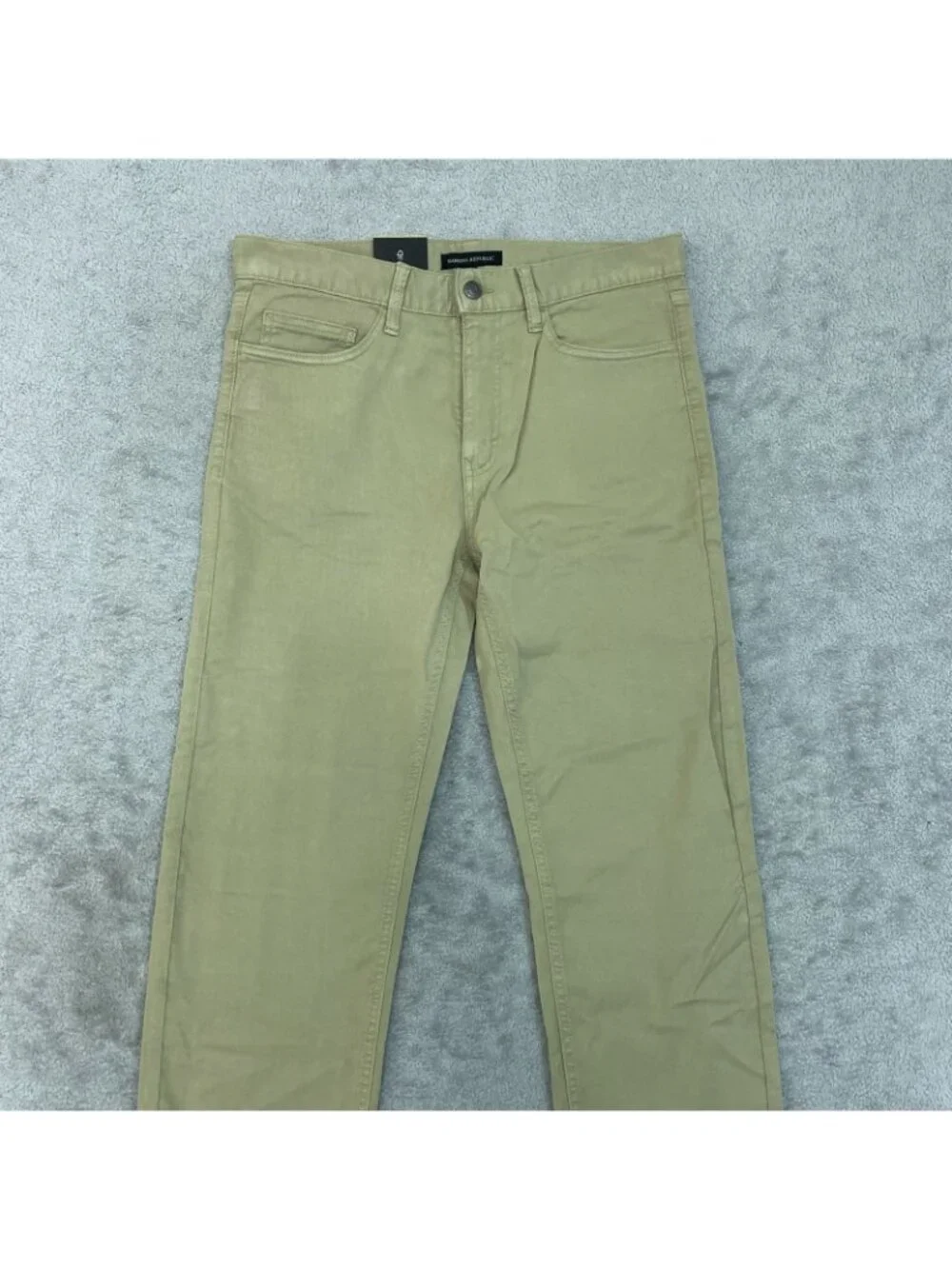 NWT Banana Republic Men's 32x30 Tan 5 Pocket Twill Slim Fit Pants Cotton Blend